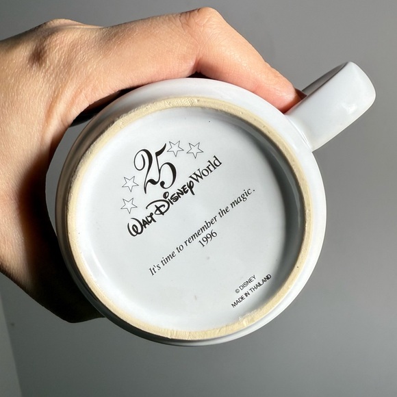 Vintage Walt Disney World 25th Anniversary Coffee Mug Remember The Magic 1996. - Picture 5 of 7